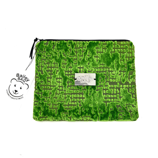 Alice jai accessory bag Vivid Velvet Green Large